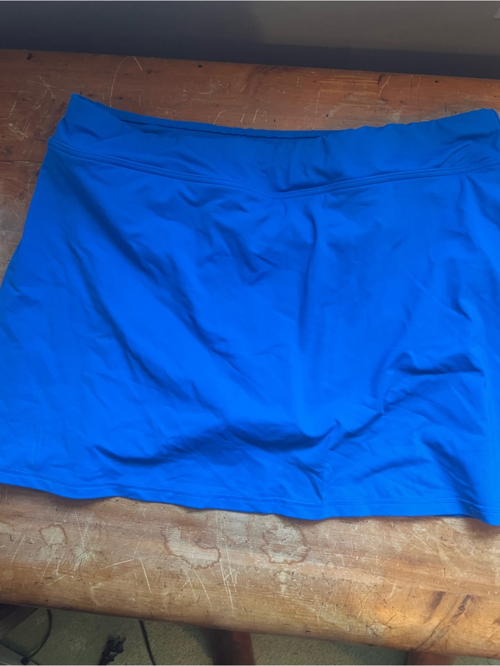 Lands' End Bright Blue Swim Coverup Skort